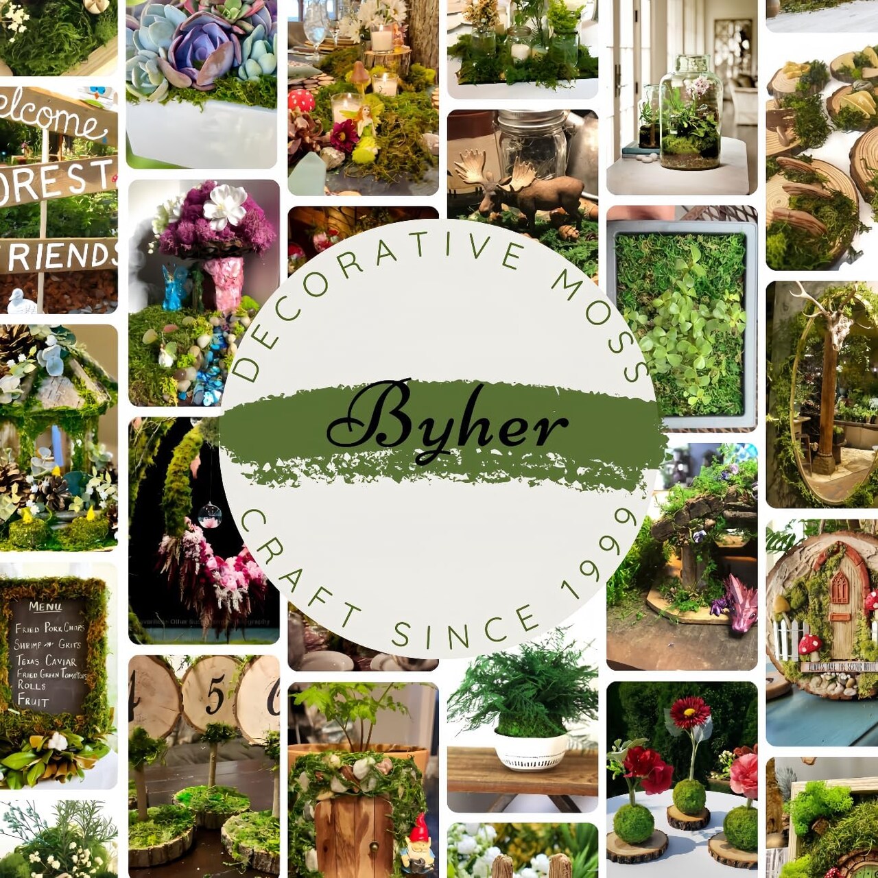 Fake Moss for Potted Plants, Artificial Green Moss for Crafts Faux Moss for Indoor Planters Fairy Garden Table Centerpieces Wedding Decoration (Fresh Green)